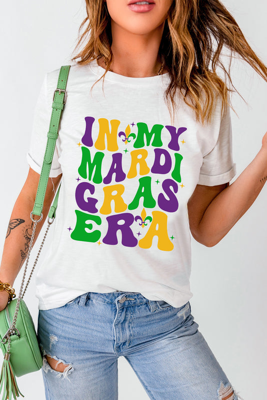 IN MY MARDI GRAS ERA Round Neck T-Shirt