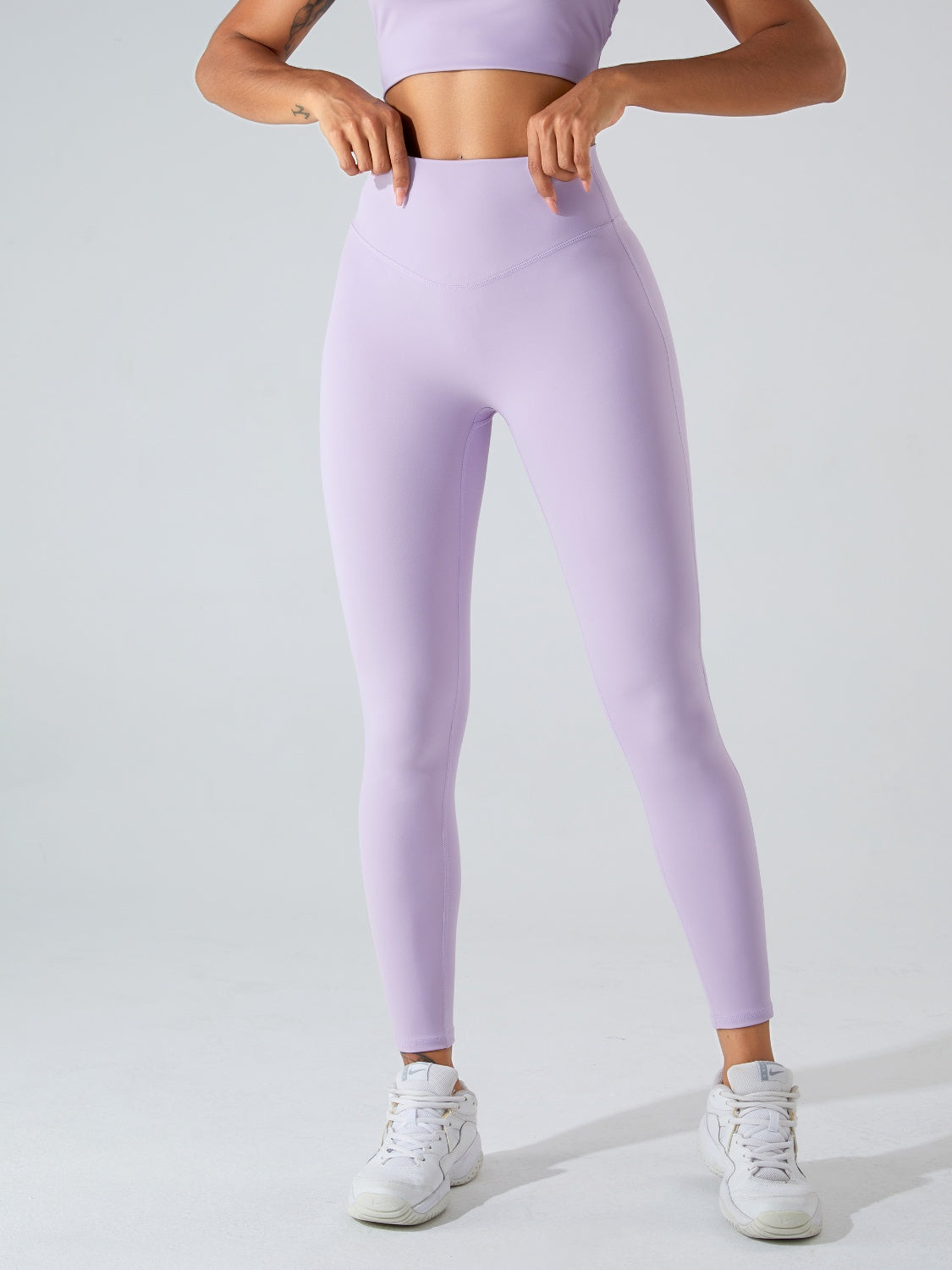 High Waist Wide Waistband Active Leggings