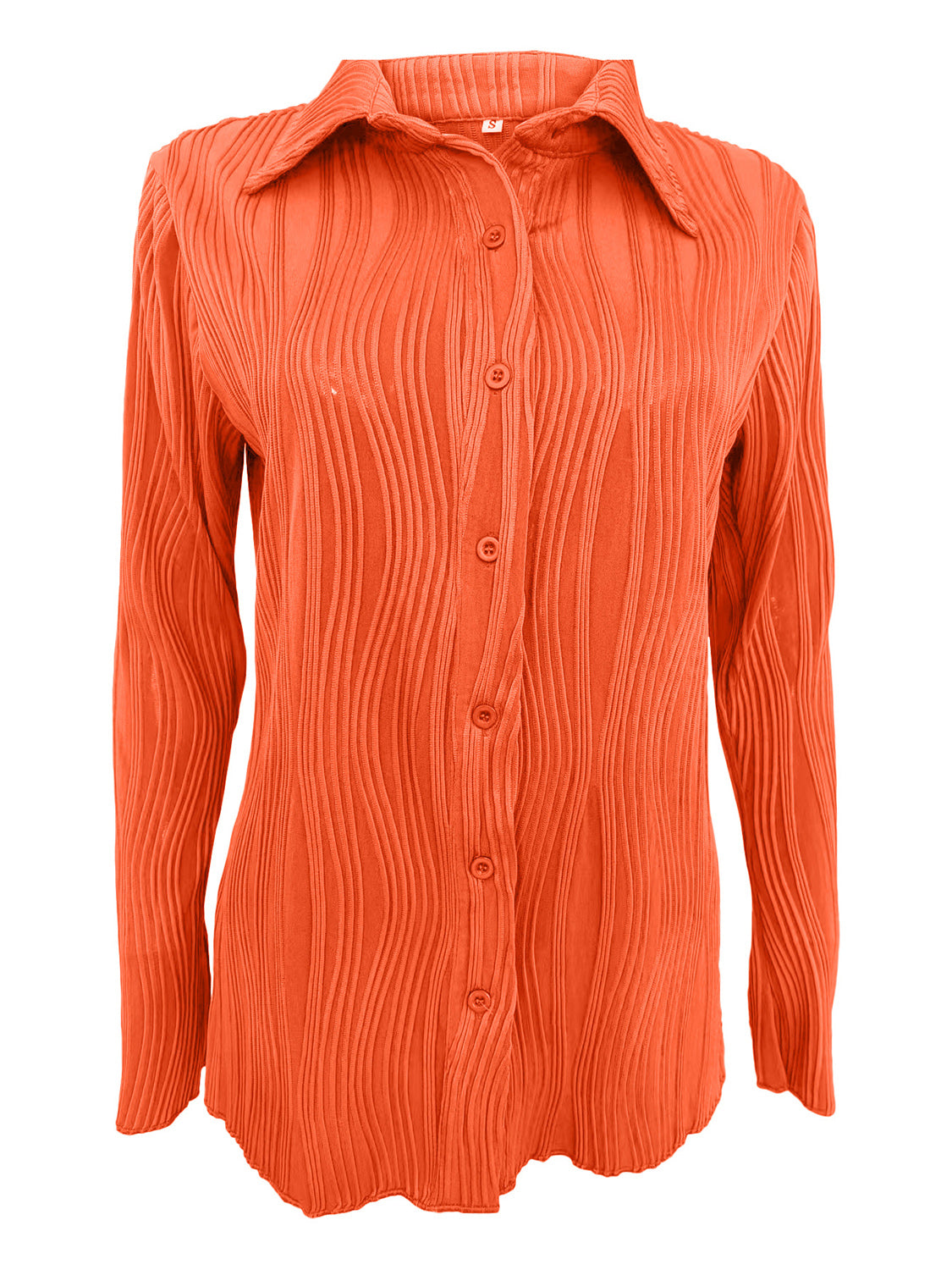 Collared Neck Long Sleeve Shirt